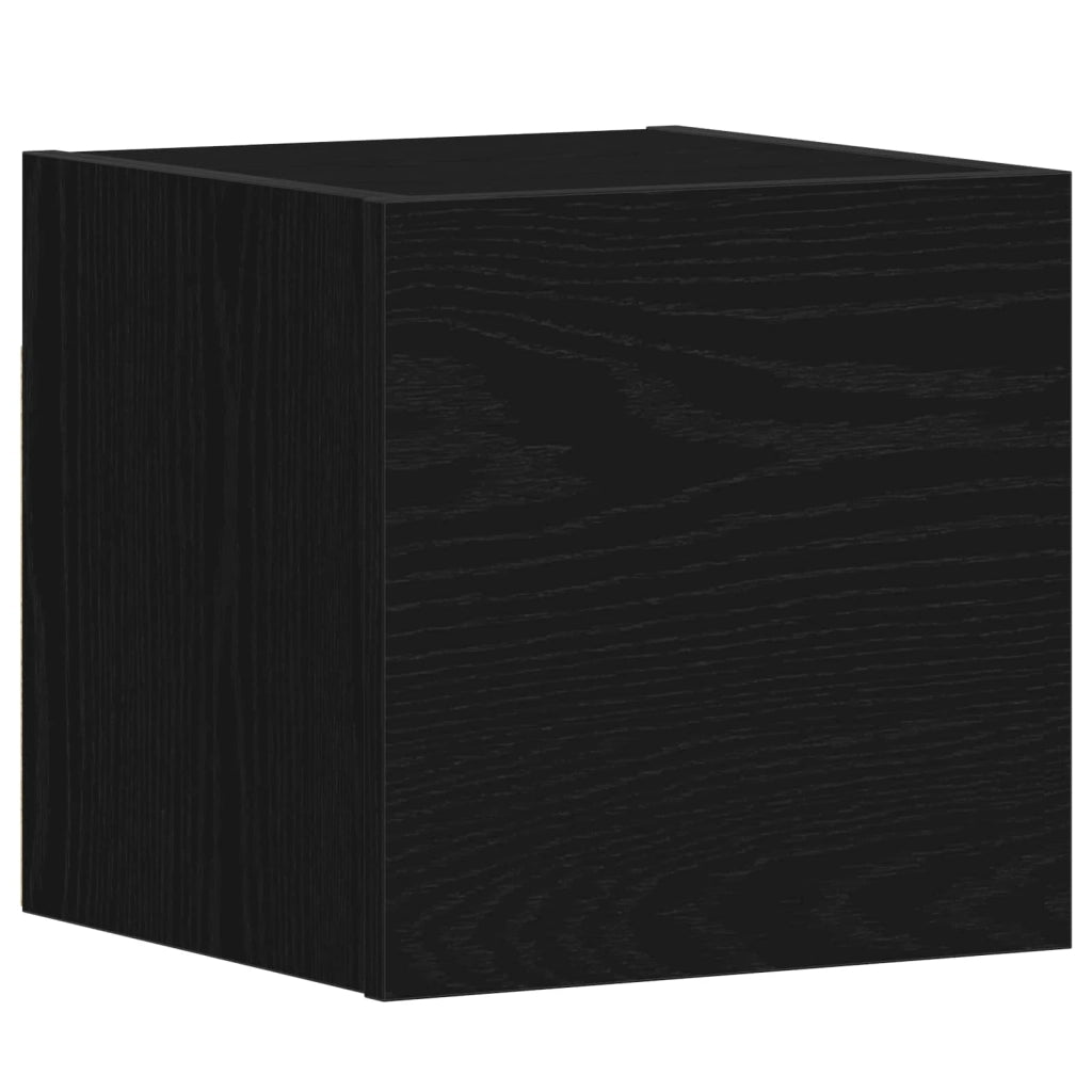 Set mobile TV 3 pcs Rovere Nero 130,5 x 30 x 140 cm 3333053