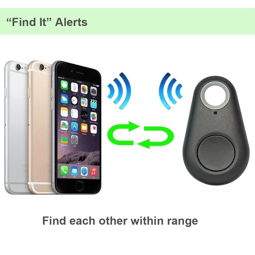 Trade Shop - Localizzatore Bluetooth Gps Portachiavi Anti Lost Selfie Itag Per Smartphone -