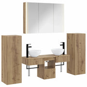 Set di mobili per il bagno 6 pcs Rovere Artigianale 3407126