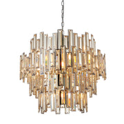 Lampadario Viviana Endon cristallo champagne 15xE14