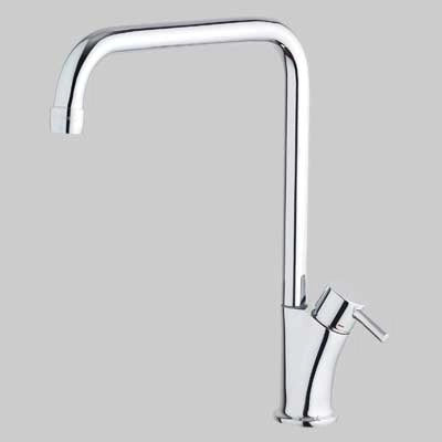 MONOCOMANDO LAVELLO CUCINA BANANA SLIM CANNA ALTA GIREVOLE  Cromo     MAMOLI