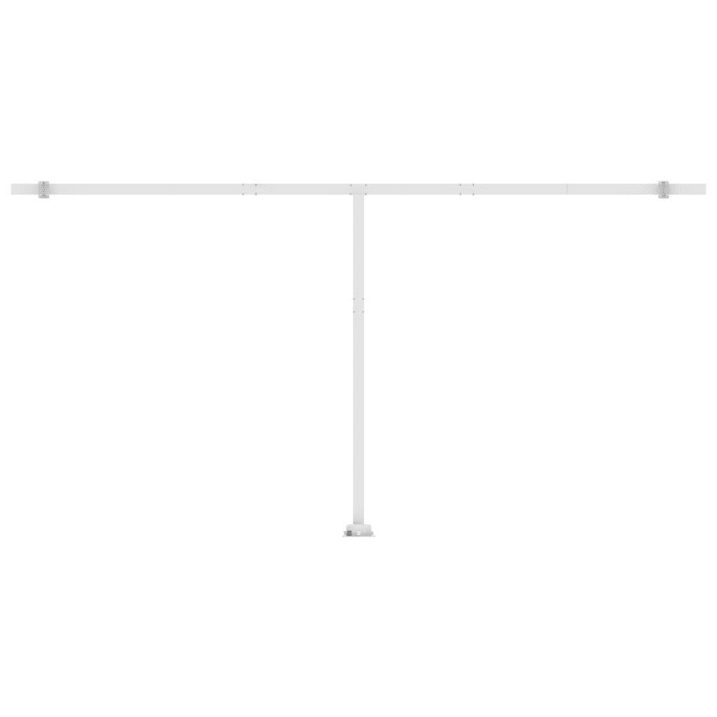 Tenda da Sole Retrattile Manuale con LED 600x350 cm Antracite 3069684