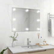 Specchio Parete Rettangolare Senza Cornice con Luci LED Vetro cod mxl 54330