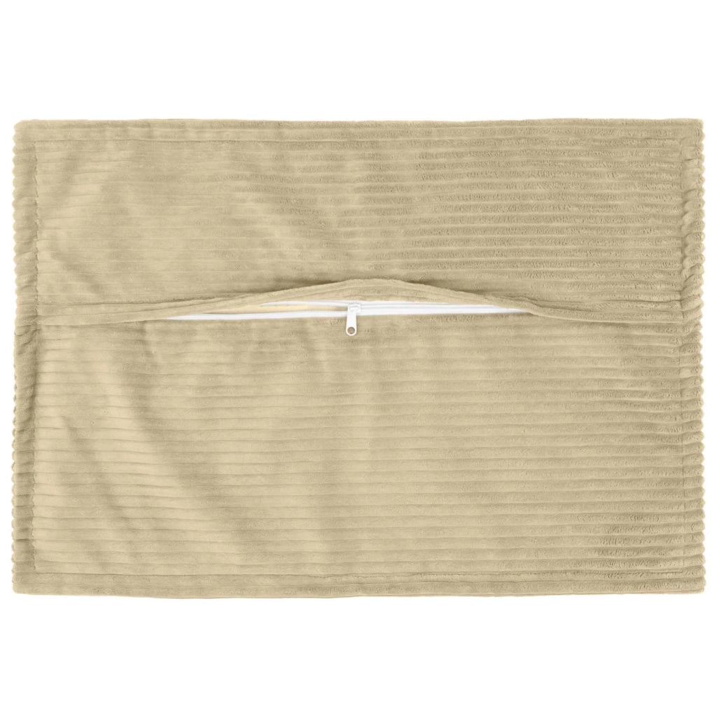 Federa 2 pz HOUTEN Grigio Verde Chiaro 50 x 80 cm corduroy 920115