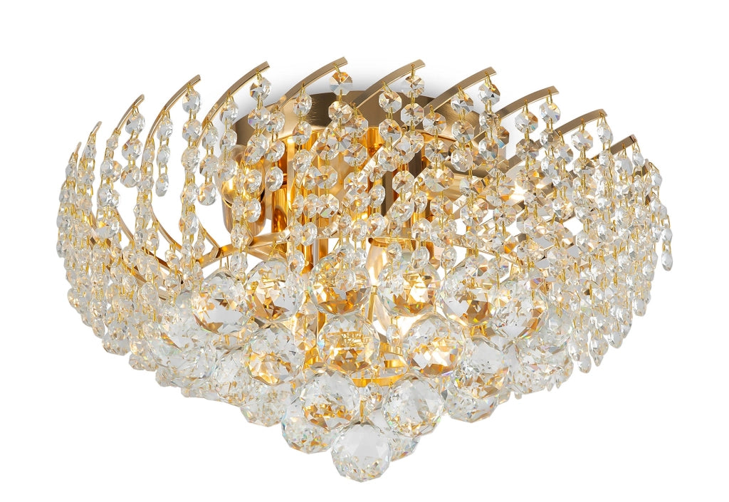 Lampadario Royal Classic in Metallo Karolina Oro