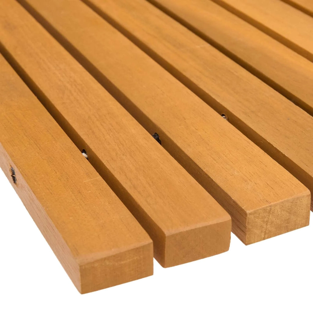 Tappeto da bagno Marrone 80 x 50 cm Legno di Acacia Massello CFW9307941