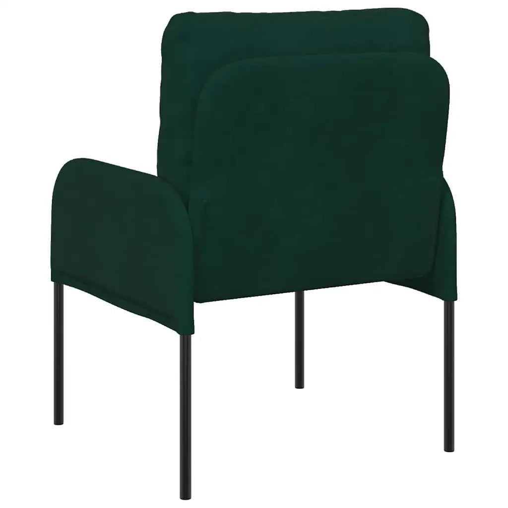 Divani con cuscino 55cm Verde Scuro Legno compensato