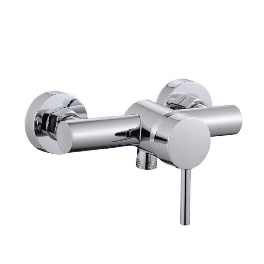 Trade Shop - Rubinetto Bagno Moderno Cromato Lucido Miscelatore Orientabile Cabina Doccia 87389 -