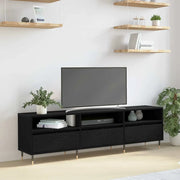 Mobile TV Rovere Nero 150 x 30 x 45 cm Legno multistrato 869075
