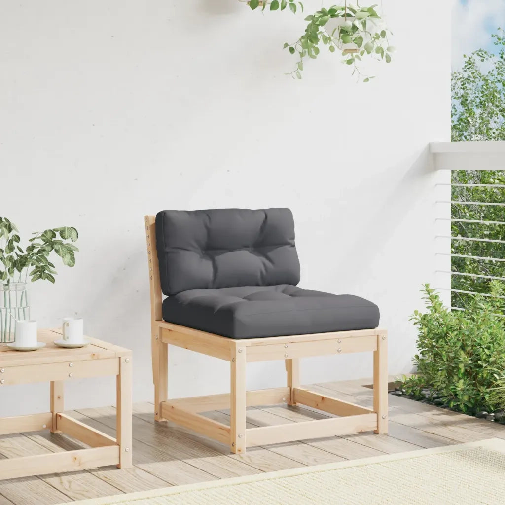 Divano da Giardino con Cuscini-Sofa da Giardino-Divano da esterno Legno Massello di Pino