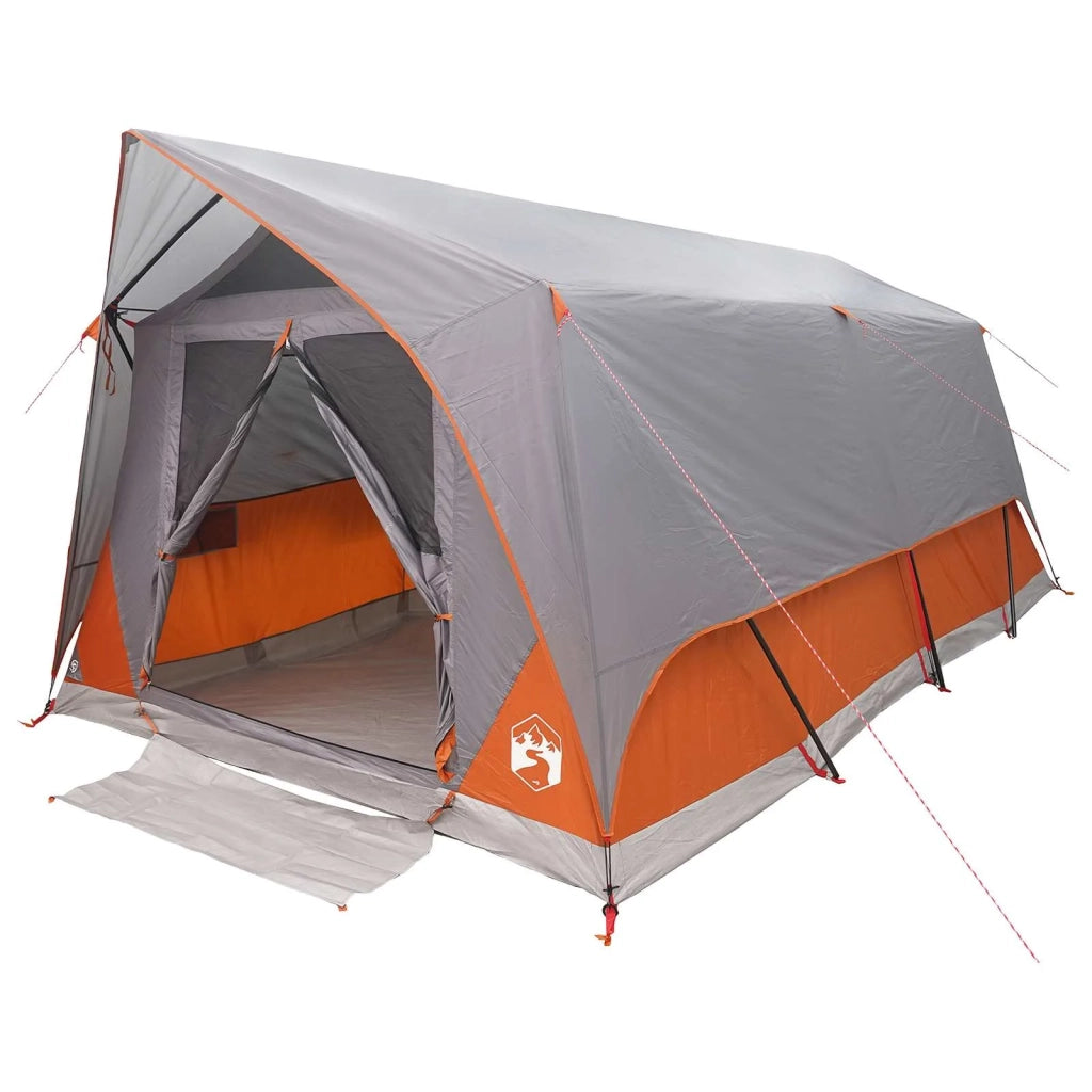 Tenda a tunnel con tetto Grigio e arancione 10 persone 42028663