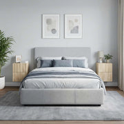 Mobiletto da notte a muro 2 pcs Rovere Sonoma 33 x 34,5 x 43 cm 898300