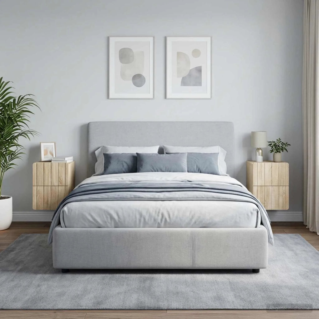 Mobiletto da notte a muro 2 pcs Rovere Sonoma 33 x 34,5 x 43 cm 898300