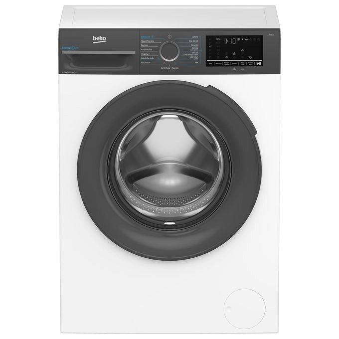 Beko BMEUWSU4721A EnergySpin Lavatrice Frontale Slim 7 Kg 1200 rpm Classe A SteamCure Inverter (85x60x50 cm) colore Bianco