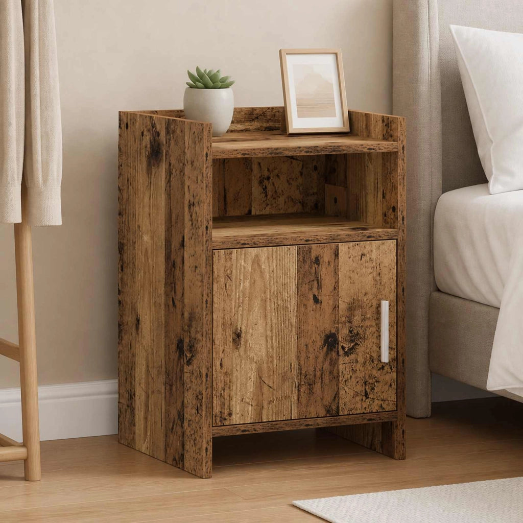 Comodini 2 pz Legno antico 40 x 36 x 60 cm Legno ingegnerizzato 8011048