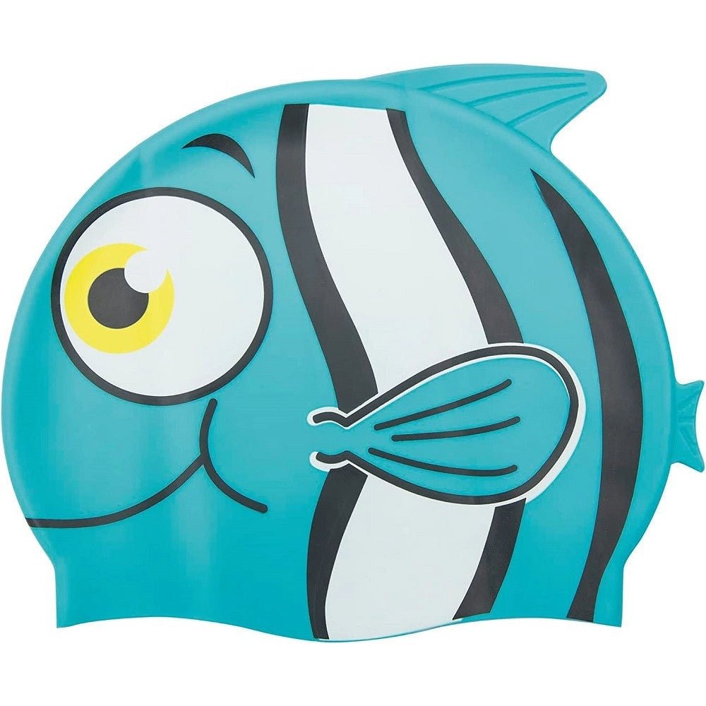 Trade Shop - Cuffia Da Nuoto Mare Piscina 3 Fantasie Assortite Kid In Silicone 3+ Anni 26025 -