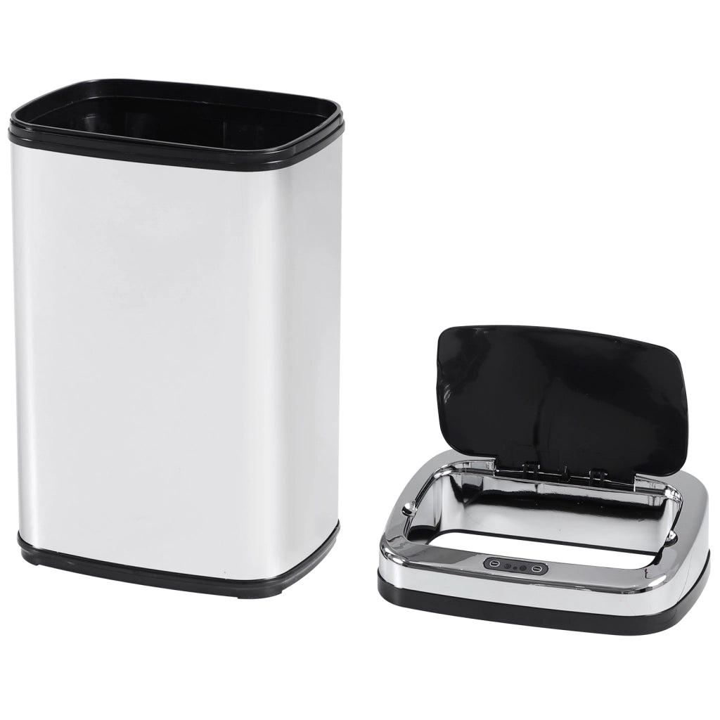 PATTUMIERA Automatica con Sensore IR 30 L 54x37x29 cm Acciaio Inox Argento