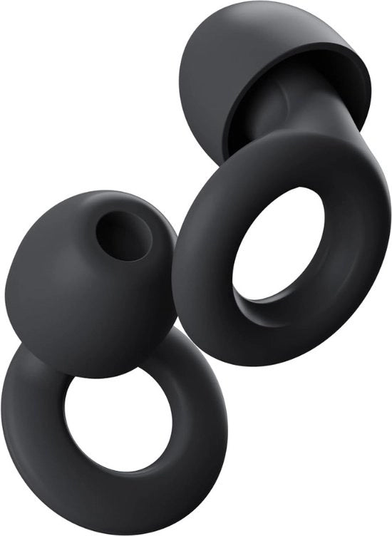 Silenzio Orecchini Per Demagnetizzazione - Protezione Orecchiabile In Silicone Flessibile - Ideale Per Il Sonno E La Sensibilità Auditiva - 8 Paia In XS/S/M/L - Nero
