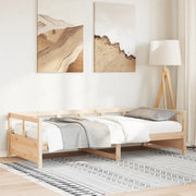 Dormeuse Naturale 80x200 cm in Legno Massello di Pino 854958