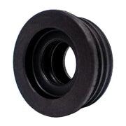 MORSETTO IN GOMMA NERA ø40X30