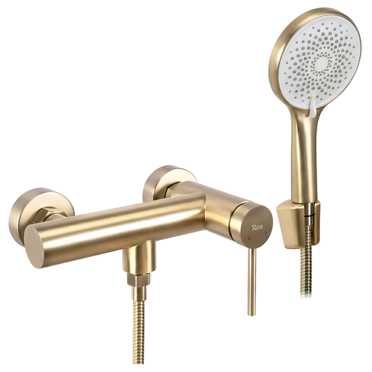 Rubinetto Doccia Rea Foss Brush Gold