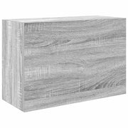 Mobiletto da bagno Sonoma grigio a parete 60 x 25 x 40 cm pratico e minimalista in legno composito grigio 02_0051265