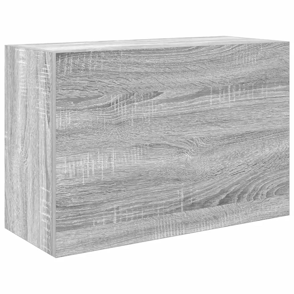 Mobiletto da bagno Sonoma grigio a parete 60 x 25 x 40 cm pratico e minimalista in legno composito grigio 02_0051265