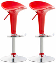 Set 2 sgabelli Saddle rosso