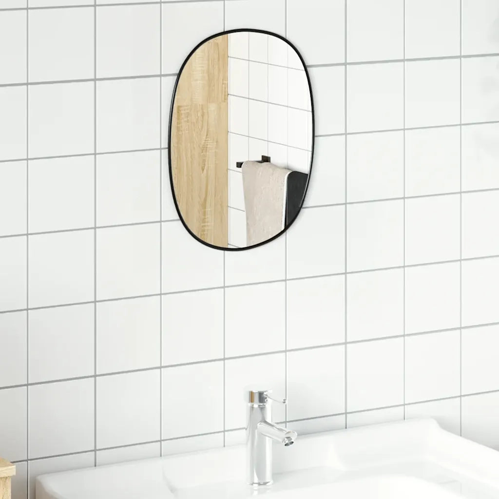 Specchio da Parete Nero 40x30 cm cod mxl 67811