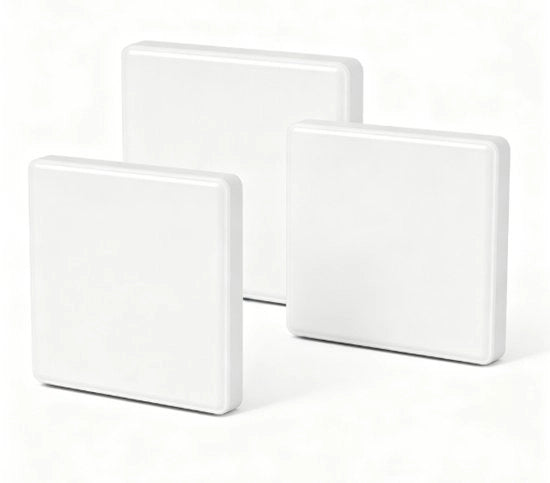 Pacchetto di 3 coperture di protezione - Copertura quadrata per contattori - 8,6 x 8,6 mm - Garantita la sicurezza - per contattori non utilizzati