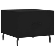 Tavolino da salotto | Tavolino da caff¨¨ | Tavolino da Soggiorno Nero 50x50x40 cm in Legno Multistrato