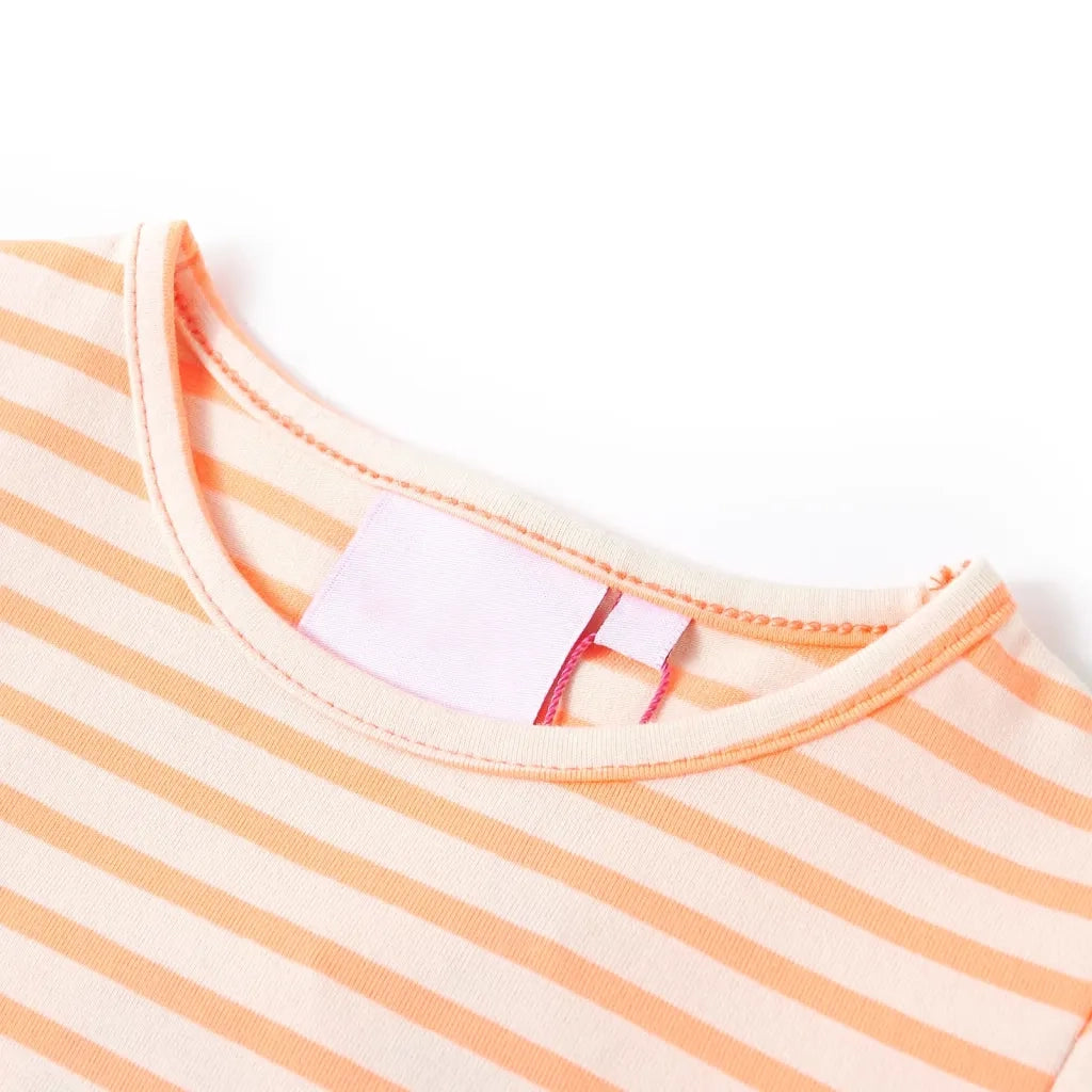 Maglietta da Bambina Arancione Neon 116cod mxl 93289