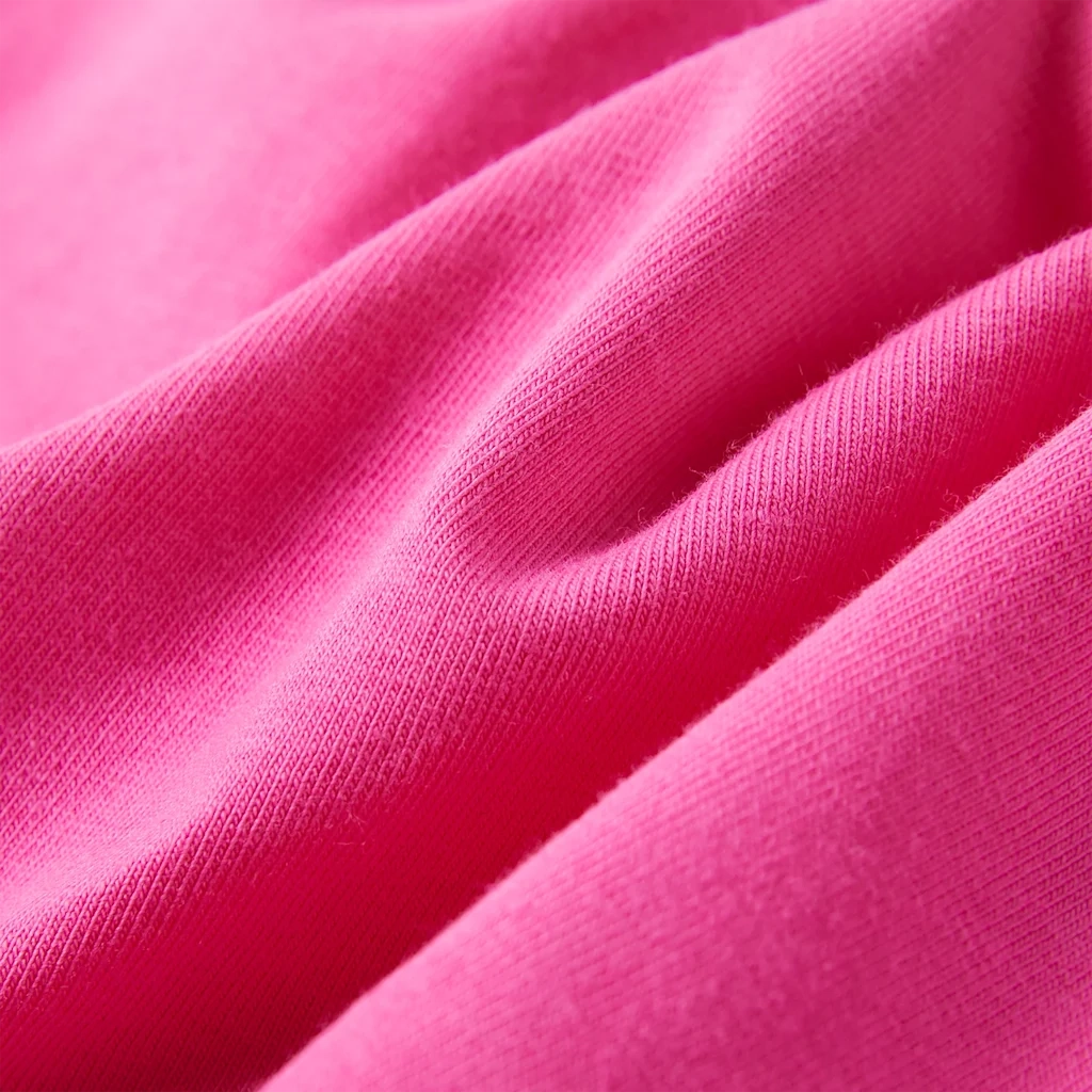 Maglietta da Bambina Maniche Aletta Rosa Scuro 104 10840