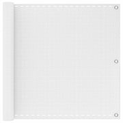 Schermo da balcone Bianco 75 x 700 cm HDPE e alluminio 4002880