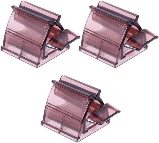 Set a tre pezzi composto da un estrattore di dentifricio manuale, estrattore di dentifricio, dispenser di tubo in plastica per la cura della pelle e accessori da bagno