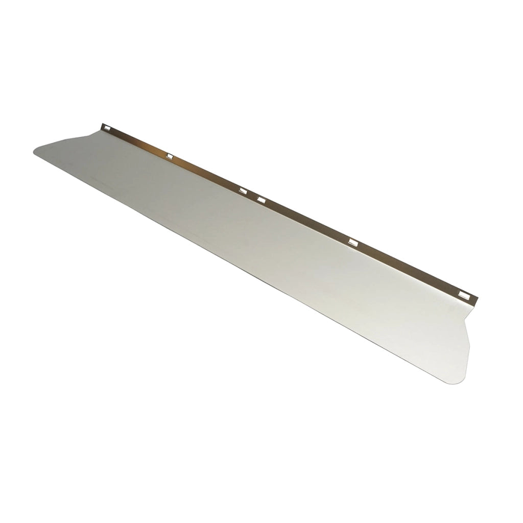 Frattazzo professionale in acciaio inox 50 cm con 2 lame 8,8 × 55 cm