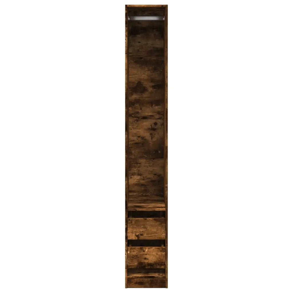 Armadio Rovere Fumo 30x50x200 cm in Legno Multistrato 3307742