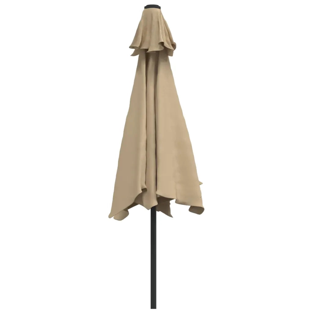 Ombrellone da Esterni con Palo in Metallo 300 cm Grigio Talpa 44500