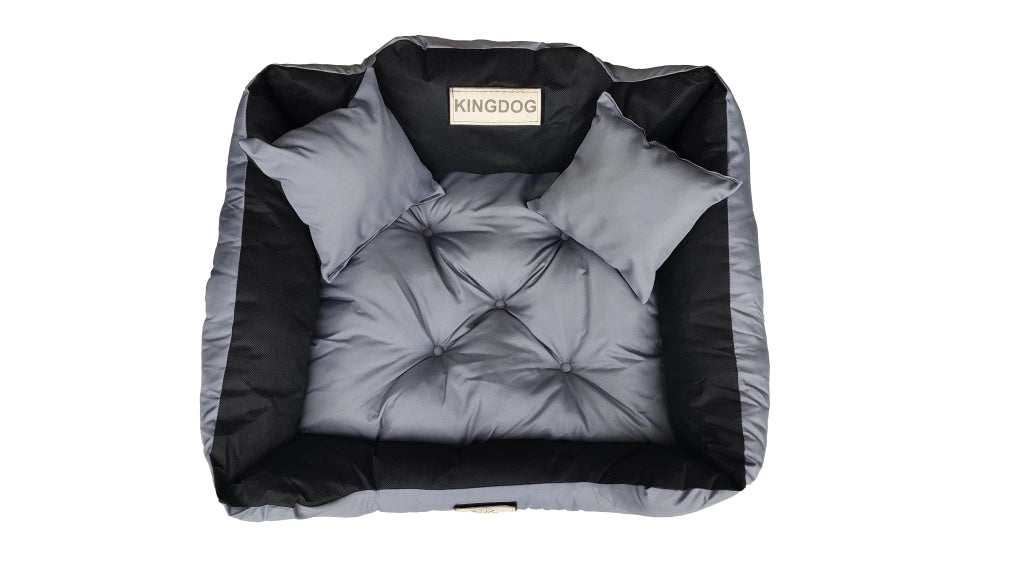 AIO FACTORY 145x115 cm KINGDOG Cuccia per cani impermeabile personalizzabile Grigio scuro