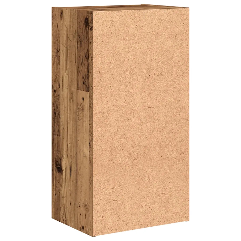 Libreria-Scaffale per Libri-Mobile di Stoccaggio Legno Antico 40x30x77 cm in Legno Multistrato