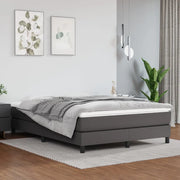 Struttura Letto a Rete a Molle Grigio 140x200 cm in Similpelle 3120704