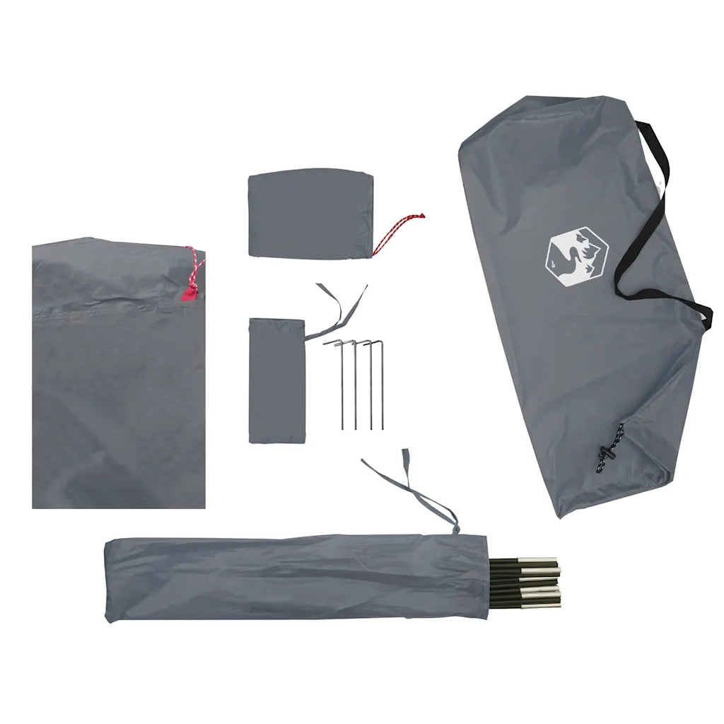 Tenda da Spiaggia Grigia 274x178x170/148 cm in Poliestere 185T 94405