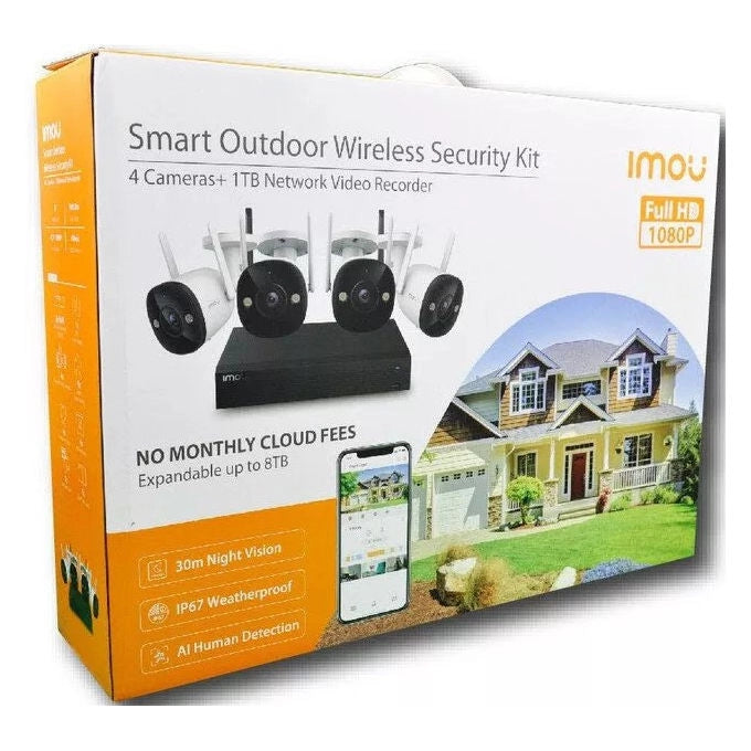 Imou Videoregistratore di Rete Wi-Fi 10 Canali Audio Bidirezionale N110W