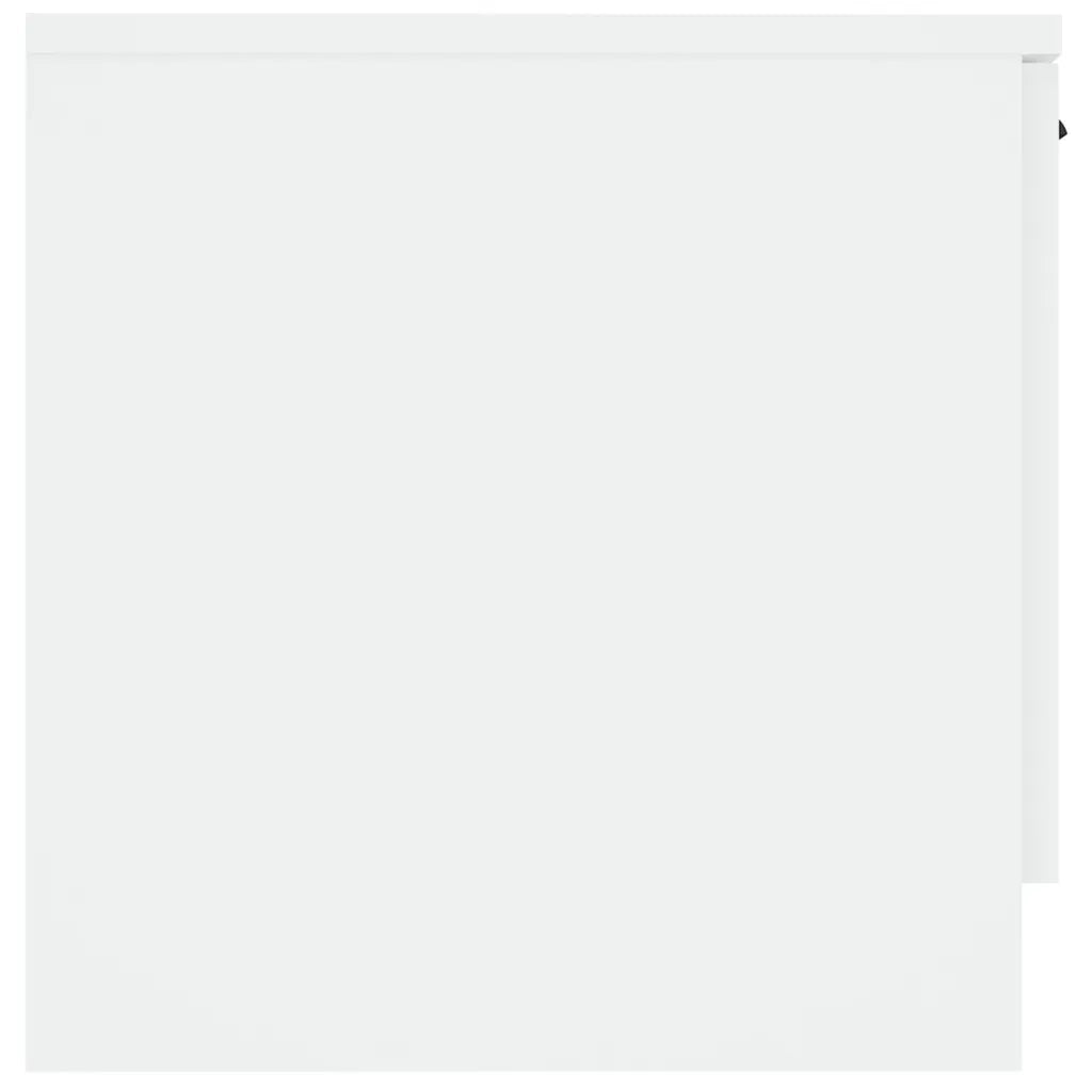 Comodini 2 pz Bianco Lucido 40x39x40 cm cod mxl 30553