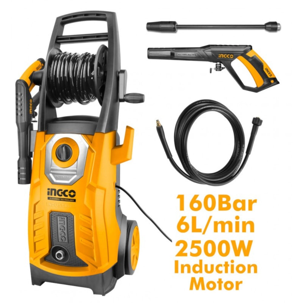 Idropulitrice elettrica 2500w 160bar inclusi accessori pulizia sporco