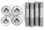 Kit di fissaggio per tubo di scarico a vite M8x1.25 - 4 pezzi - 42mm / 1.65in - Acciaio inossidabile 304 - Alta qualità - Per sistemi di scarico - Vite di scarico