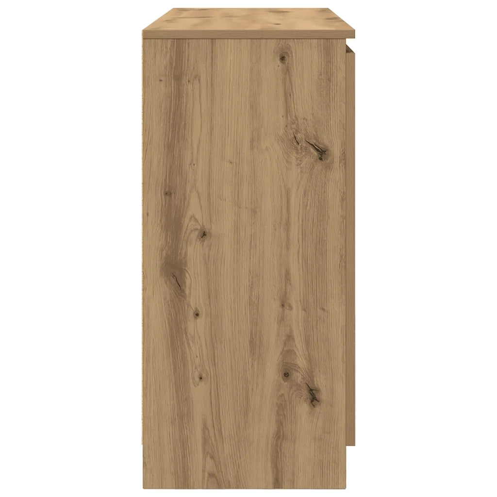 vidaXL Credenza con Cassetti Rovere Artigianale 100,5x35x76 cm