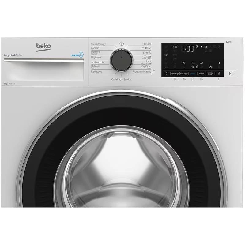 BEKO LAVATRICE STANDARD BWU394B OPTI SENSE 9 KG CLASSE A CENTRIFUGA 1400 GIRI 55CM