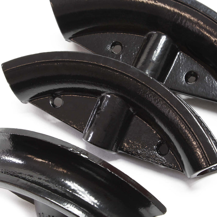 Rohrbiegemaschine hydraulisch 8 t, Rohrbiegegerät mit 3 Presstücken Ø 21,3-33,7 mm, Rohrbieger inkl. Matritzen