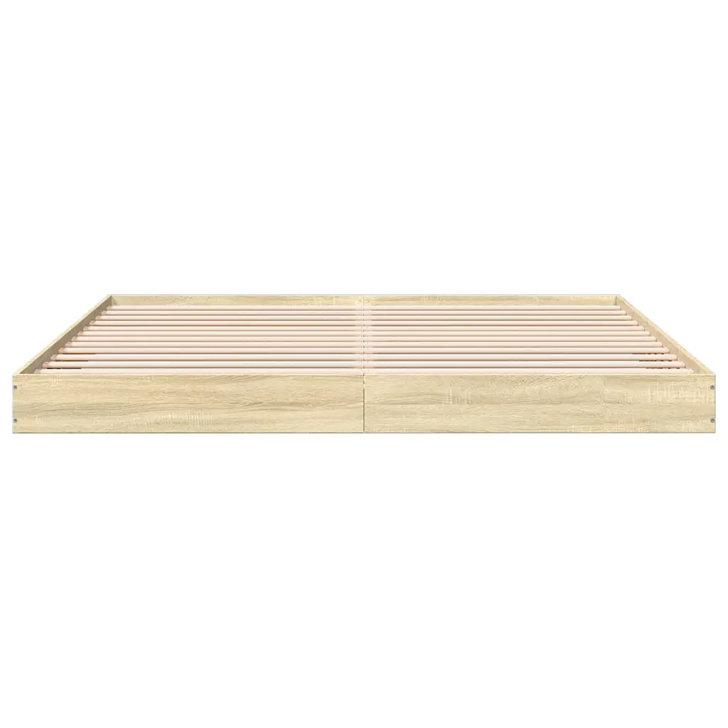 Giroletto senza Materasso Rovere Sonoma 180x200cm in Truciolato 842002